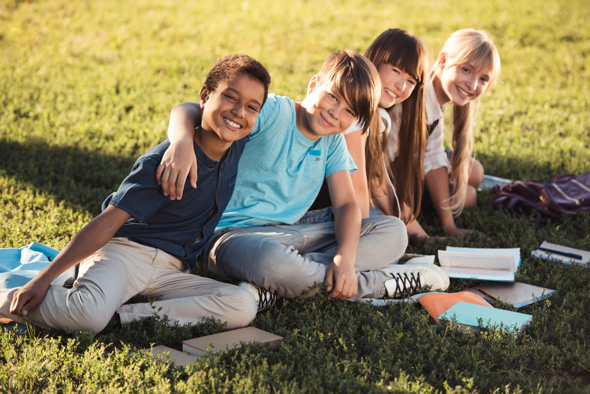 grupo de niños 