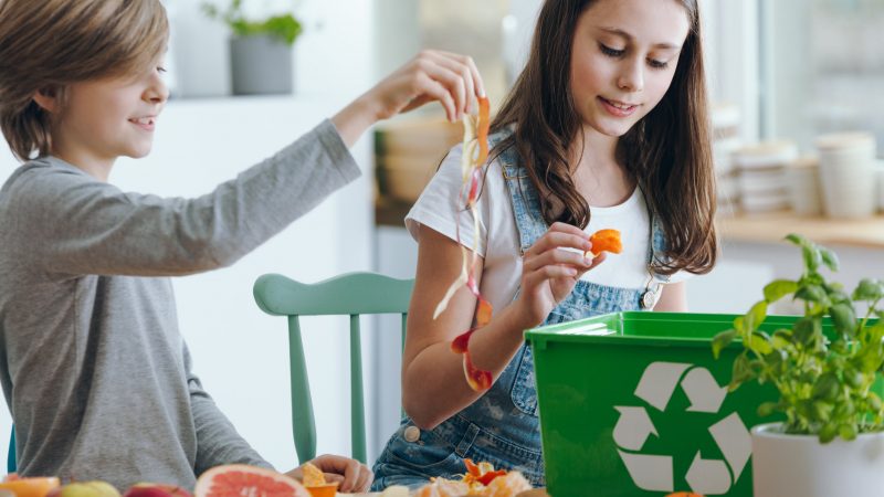 ¿Cómo pueden reciclar los niños?